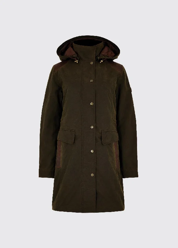 Dubarry Womens Blacklion Waxed Jacket Edgy Women's Punk
