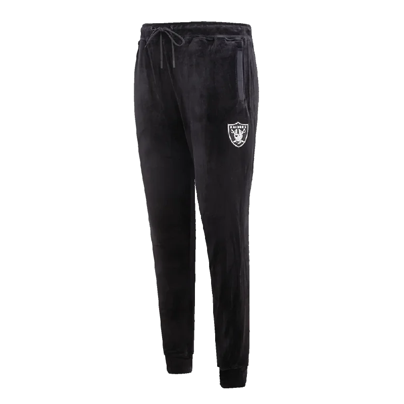 NFL LAS VEGAS RAIDERS CLASSIC WOMEN'S VELOUR JOGGER (BLACK)