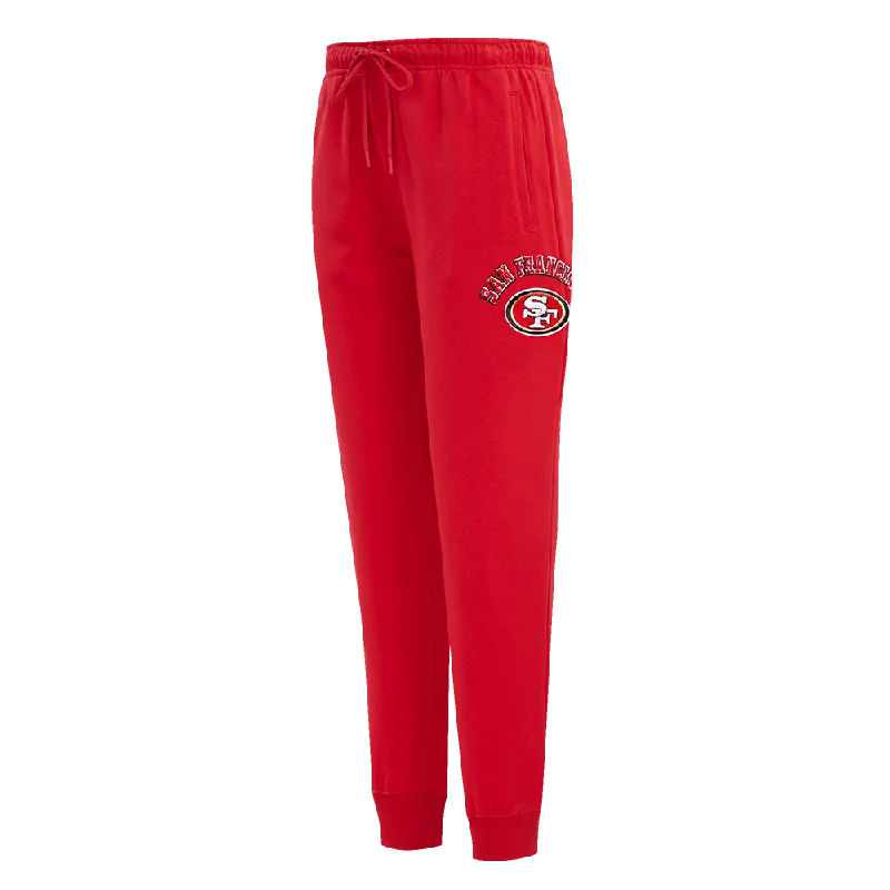 NFL SAN FRANCISCO 49ERS CLASSIC FLEECE SWEATPANT (RED/WHITE)