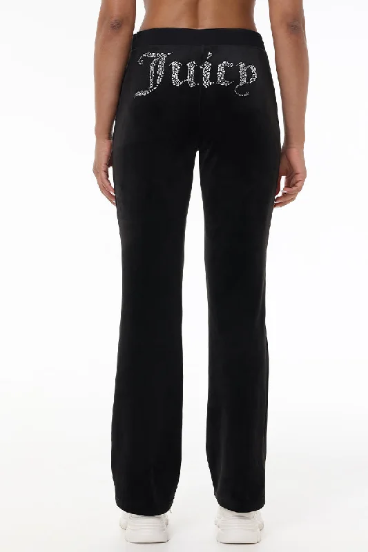 Mixed Crystals Velour Track Pants