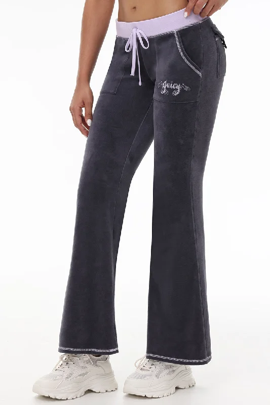 Sweetheart Cotton Velour Track Pants