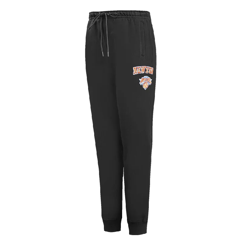 NBA NEW YORK KNICKS CLASSIC WOMEN'S FLEECE SWEATPANT (BLACK)