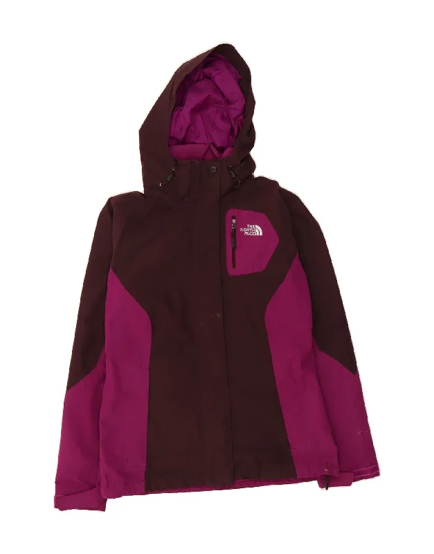 THE NORTH FACE Womens Windbreaker Jacket UK 10 Small Brown Colourblock performance