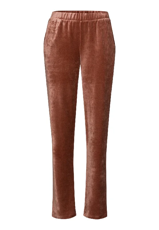 Favourites Velvet Pants | Burlwood 78857-2348