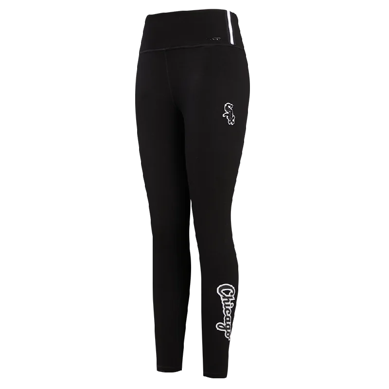 MLB CHICAGO WHITE SOX CLASSIC WOMEN'S JERSEY LEGGING (BLACK)