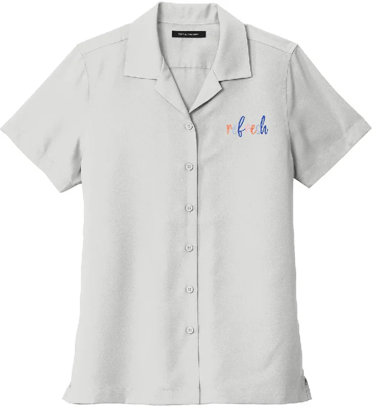 Port Authority Ladies Short Sleeve Performance Staff Shirt Athletic Women's High - 