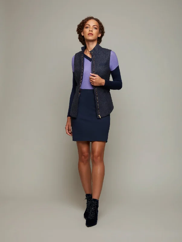 RIDER | Lambswool Tailored Waistcoat Trendy Women's Oversized
