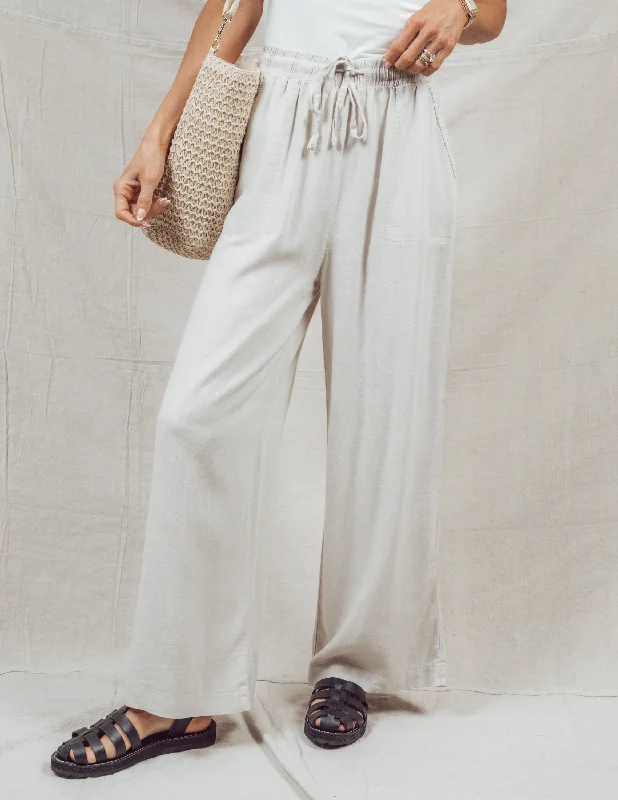 Jedda Wide Leg Linen Pants