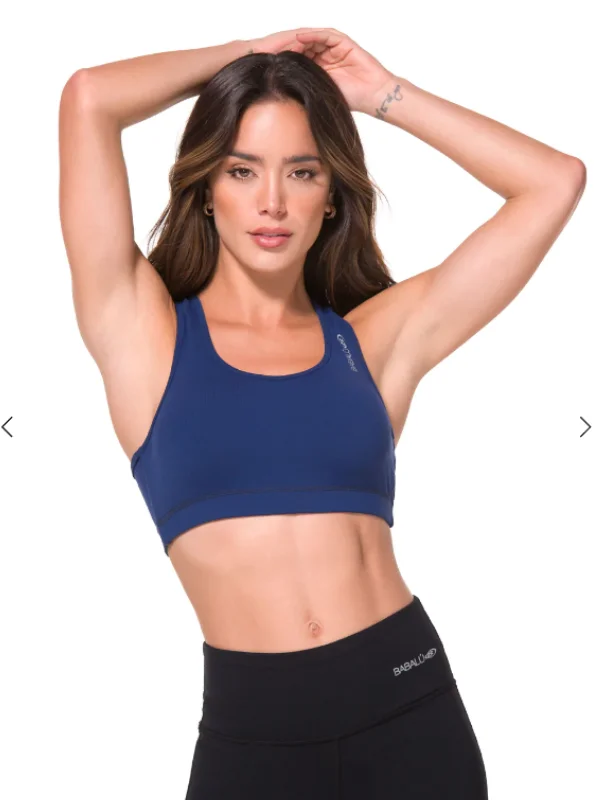 Sport Bra Energy - Dark Blue Minimalist Women's Casual