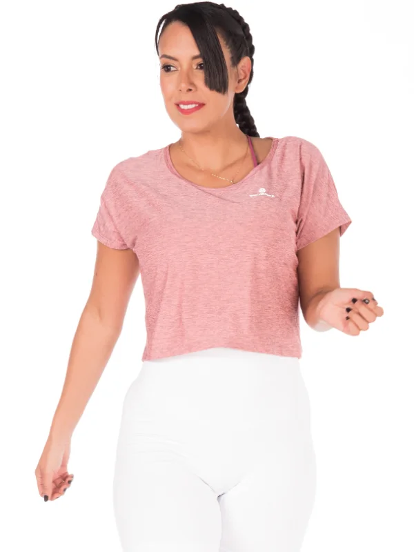 Spirit Sport Shirt-Pink Classic Women's Pin - striped