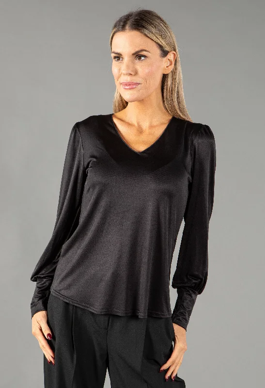 V-Neck Wide Cuff Top