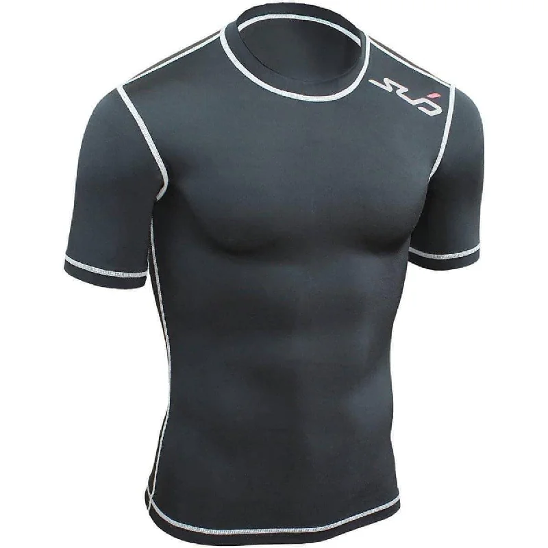 Sub Sports Dual All Seasons Short Sleeve Junior Compression Top - Black