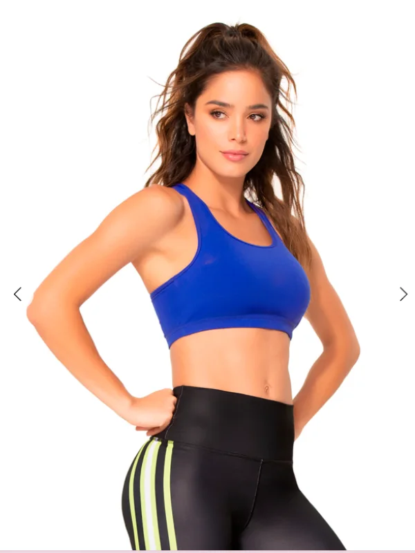 Sport Bra Energy - Blue Youthful Women's Anime - inspired