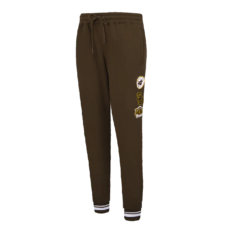 MLB SAN DIEGO PADRES RETRO CLASSIC WOMEN'S RIB SWEATPANT (BROWN)