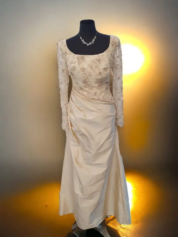 Silk Champagne Gown