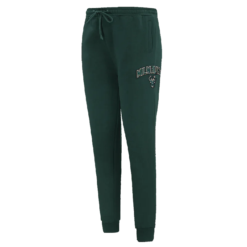 NBA MILWAUKEE BUCKS CLASSIC WOMEN'S SWEATPANT (FOREST GREEN)