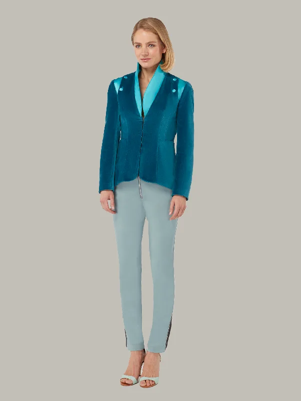 CHRYSALIS | 3-Way Smoking Jacket Feminine Women's Soft 