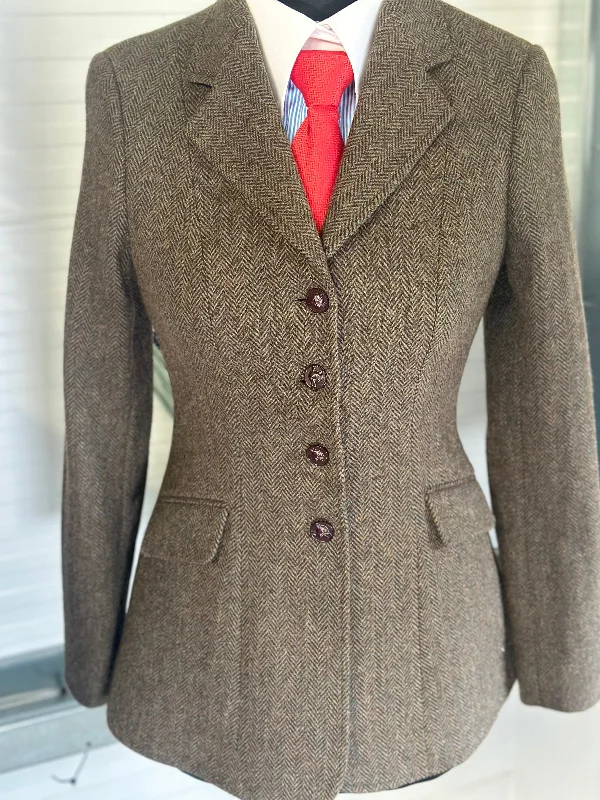 IN STOCK & M2M: Lightweight Plain Princess Jacket (Brown/Drk Green undertone) Street IN STOCK & M2M: Lightweight Plain Princess Jacket (Brown/Drk Green undertone) Street