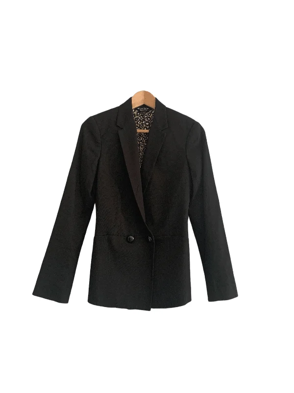 Paul Smith Black Label Double Breasted Jacket Black EU40 UK8 Laid - back Women's Style Paul Smith Black Label Double Breasted Jacket Black EU40 UK8 Laid - back Women's Style