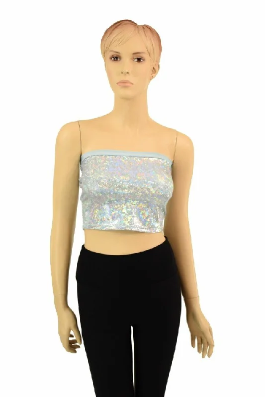 Frostbite Shattered Glass Tube Top Practical Women's Multi - 