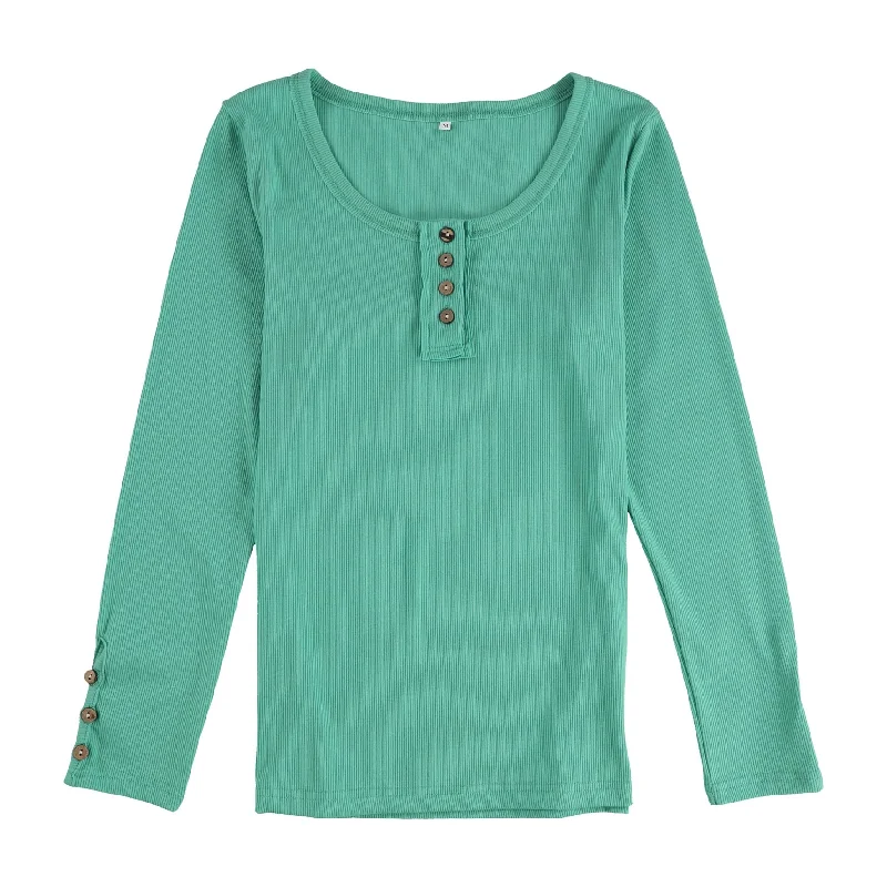 Tags Weekly Womens Knit Pullover Blouse, Green, Medium Bold Women's Statement